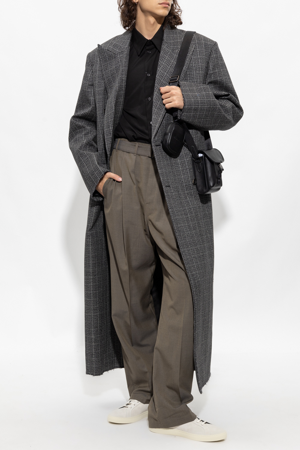 【関税込み】LEMAIRE SSENSE限定 ベージュ ジーンズ Grey Trousers with belt Lemaire - SchaferandweinerShops